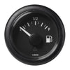 Veratron 52MM (2-1/16") ViewLine Fuel Level Gauge Empty/Full - 240-33.5 OHM - Black Dial & Round Bezel