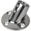 Sea-Dog Rail Base Fitting 2-3/4" Round Base 60° 316 Stainless Steel - 1" OD