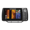 Humminbird HELIX 7 CHIRP MEGA SI GPS G4N fish finder with high-definition display showing side and down imaging sonar.