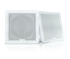 Fusion FM-F65SW 6.5" White Square Flush Mount Speakers