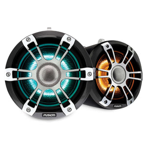 Fusion SG-FLT882SPC 8.8" Tower Speaker Chrome With CRGBW Lighting