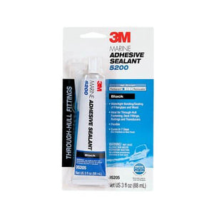 3M MARINE ADHESIVE 5200 SEALANT / 3 OZ TUBE / BLACK