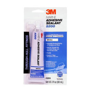 3M MARINE ADHESIVE 5200 / 3 OZ TUBE / WHITE